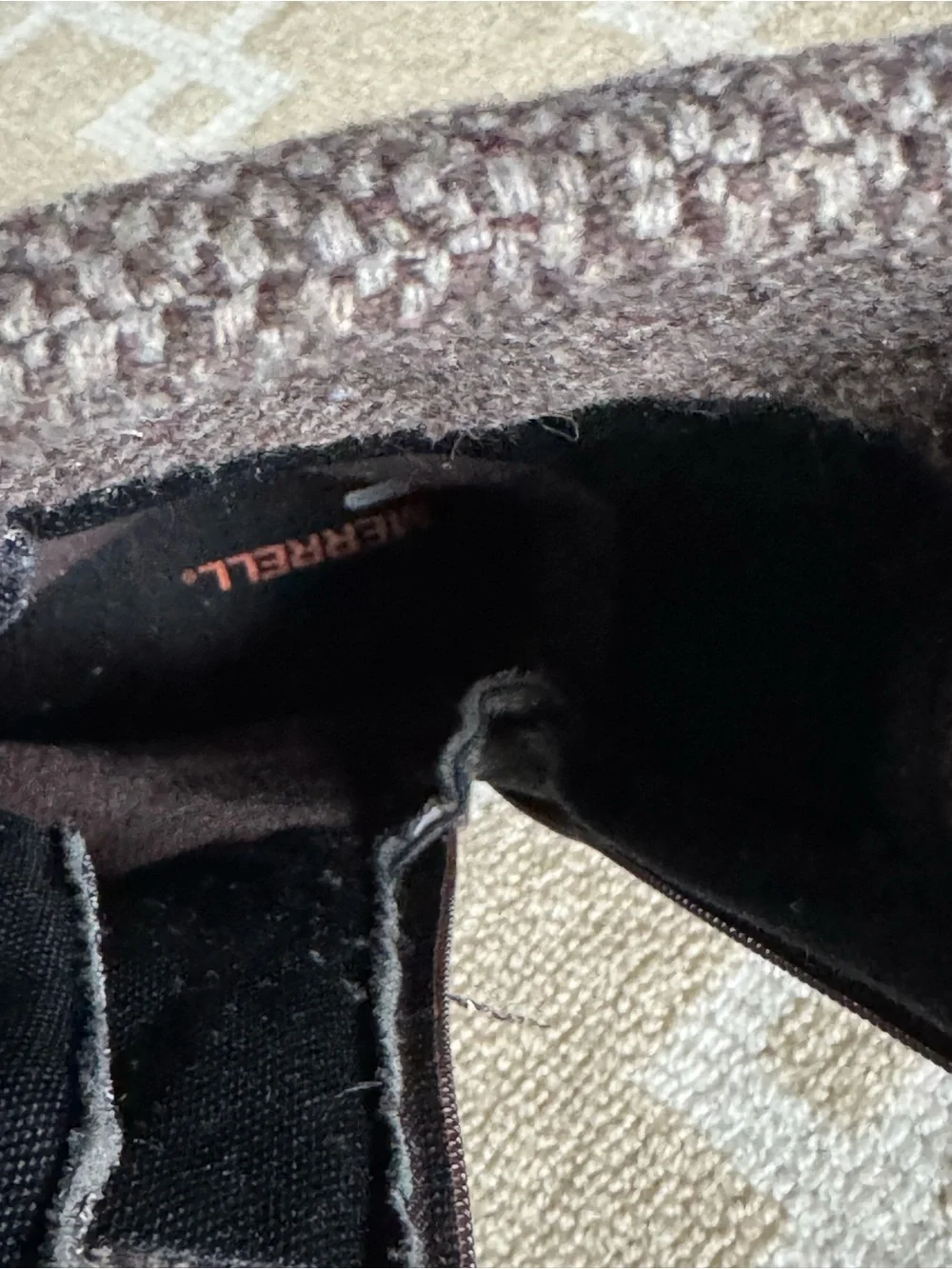 Merrell Thermo Aurora 2 Tall Waterproof Snow Boots Brown Vibram Sole Women’s 9